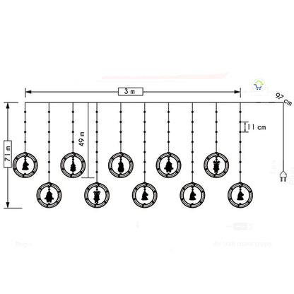 Cortina Intercaladas 3M